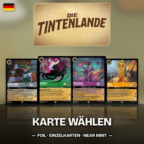 Disney lorcana karten die - disney,