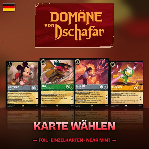 Disney lorcana karten domäne - lorcana,
